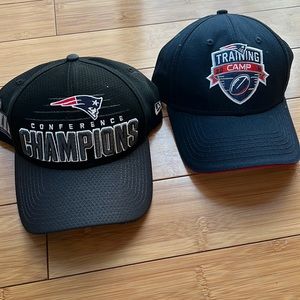 NWOT New England Patriots Hats 2019 Training Camp and AFC Conference Champions